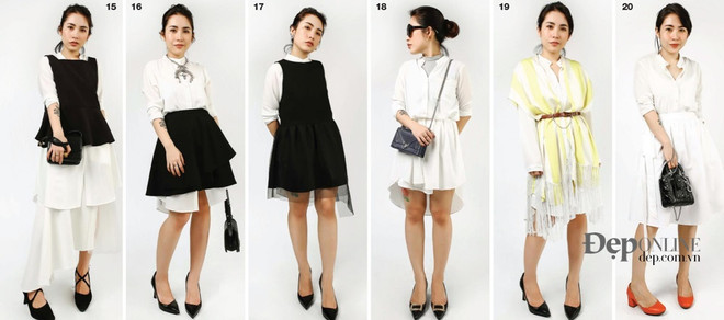 Mỗi ngày một phong cách chỉ với chiếc đầm sơmi đơn giản ảnh 4