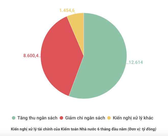 Kiểm toán Nhà nước kiến nghị xử lý tài chính gần 23.000 tỷ đồng ảnh 2