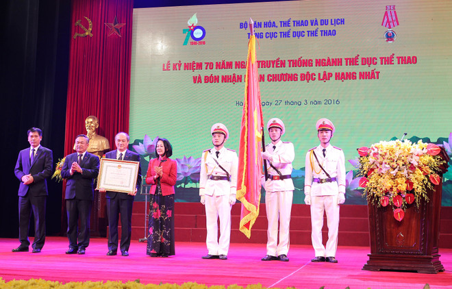 Kỷ niệm 70 năm Ngày truyền thống ngành thể dục thể thao Việt Nam ảnh 1