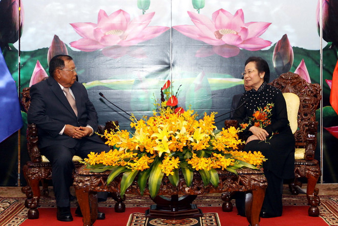 Phó Chủ tịch nước Lào sang Việt Nam dự kỷ niệm ngày 30/4 ảnh 1