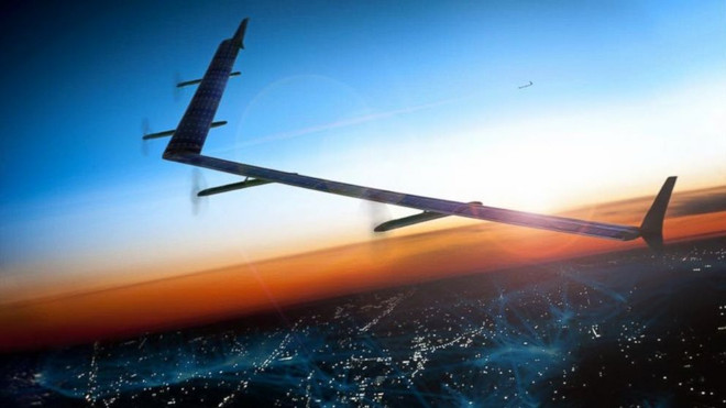 Ganh đua Google, Facebook cũng dùng UAV để phủ sóng Internet ảnh 1