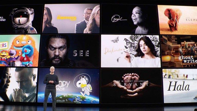Apple giới thiệu ra mắt về Apple TV+. (Nguồn: Apple) Apple có kế hoạch mang phim ra chiếu rạp trước khi phát trực tuyến ảnh 1