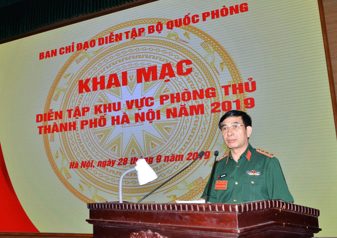 Khai mạc diễn tập khu vực phòng thủ thành phố Hà Nội năm 2019 ảnh 1