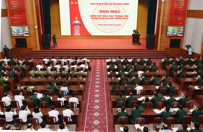 Khai mạc diễn tập khu vực phòng thủ thành phố Hà Nội năm 2019 ảnh 2