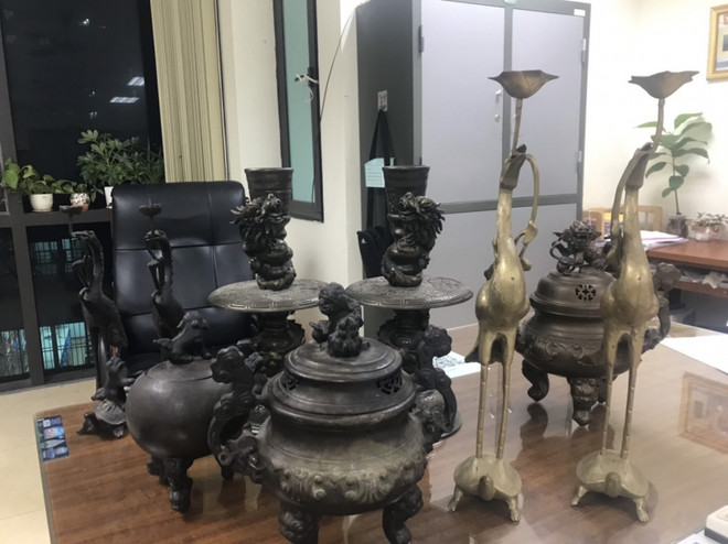 Hà Nội: Bắt giữ hai đối tượng liên tiếp trộm cắp ở đình, chùa ảnh 2