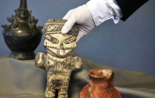 Argentina trao trả cổ vật quý thời tiền Columbus cho Peru ảnh 1
