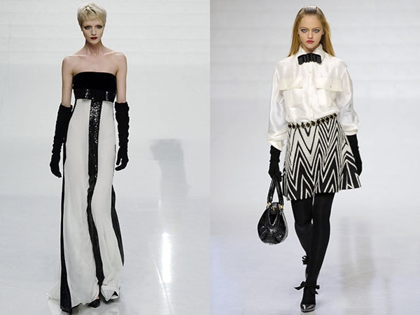 Họa tiết sọc đen trắng của Valentino "khuynh đảo" làng thời trang ảnh 6