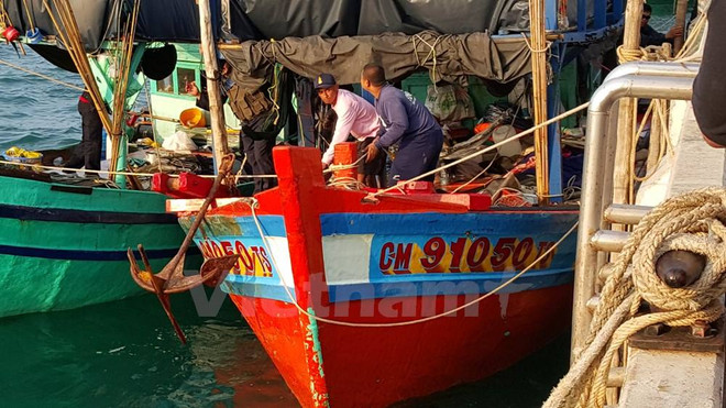 Ảnh minh họa. (Nguồn: Vietnam+) Malaysia bắt giữ tàu cá và 16 ngư dân Việt Nam đánh bắt trái phép ảnh 1