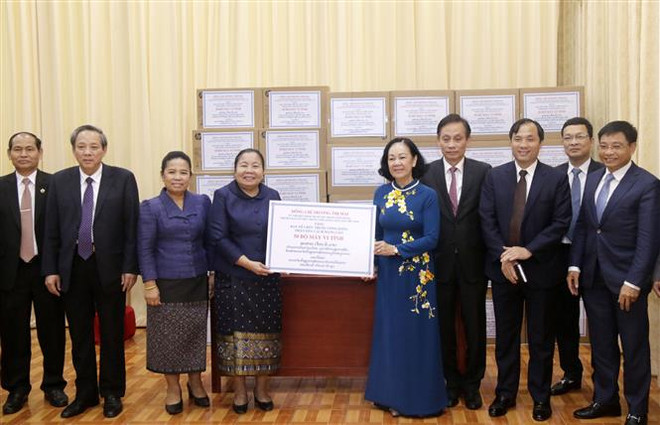 Tiếp tục các hoạt động của Trưởng Ban Tổ chức Trung ương tại Lào ảnh 2