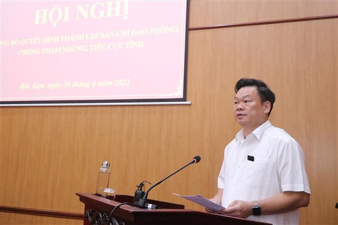 Bắc Kạn thành lập Ban Chỉ đạo phòng, chống tham nhũng, tiêu cực tỉnh ảnh 1