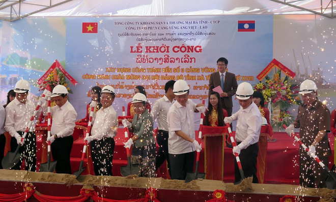 Khởi công xây dựng công trình bến cảng số 3 cảng Vũng Áng ảnh 1