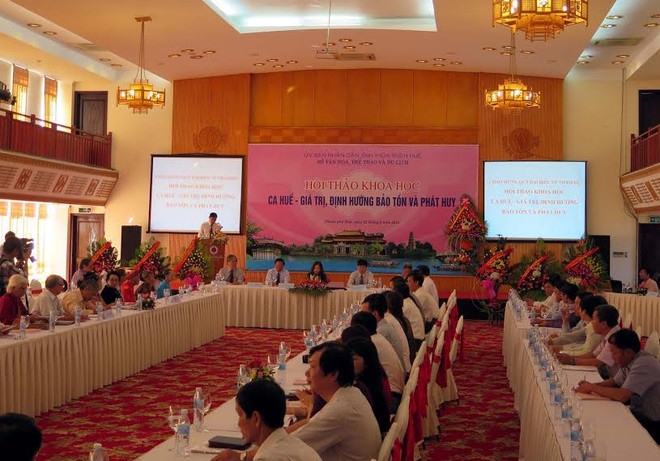 Hội thảo về định hướng bảo tồn và phát huy giá trị ca Huế ảnh 1