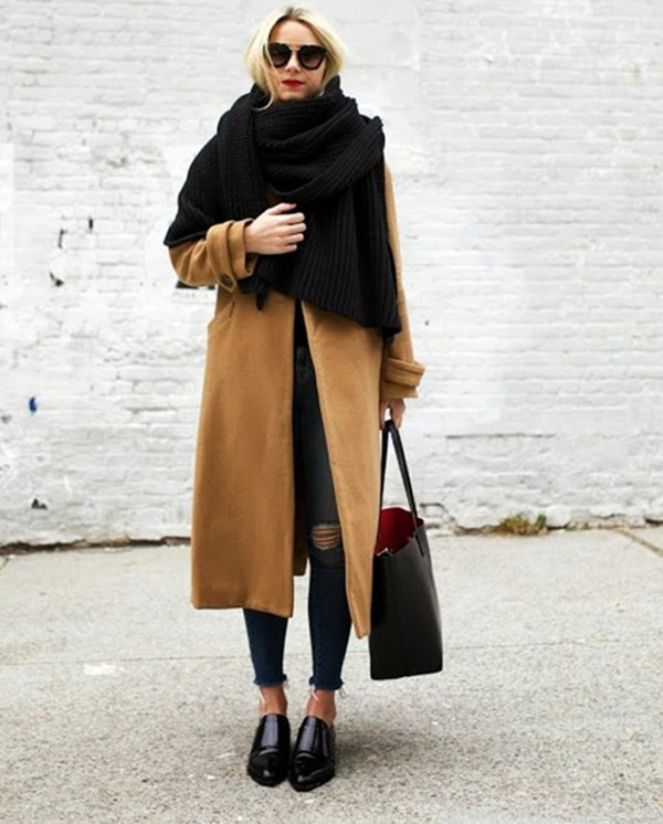 Khăn quàng khổ lớn giữ ấm cho các cô nàng trong ngày Đông giá rét ảnh 6