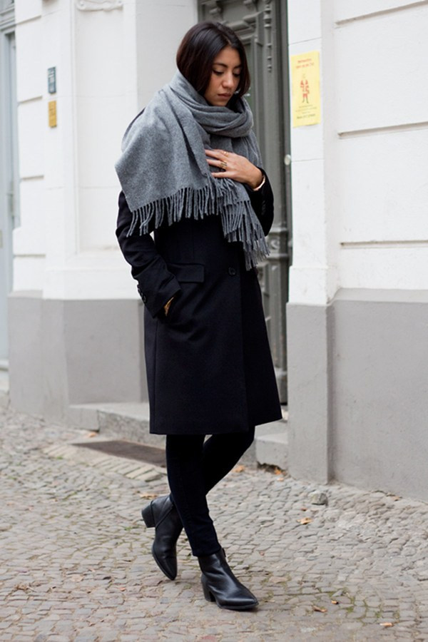 Khăn quàng khổ lớn giữ ấm cho các cô nàng trong ngày Đông giá rét ảnh 4