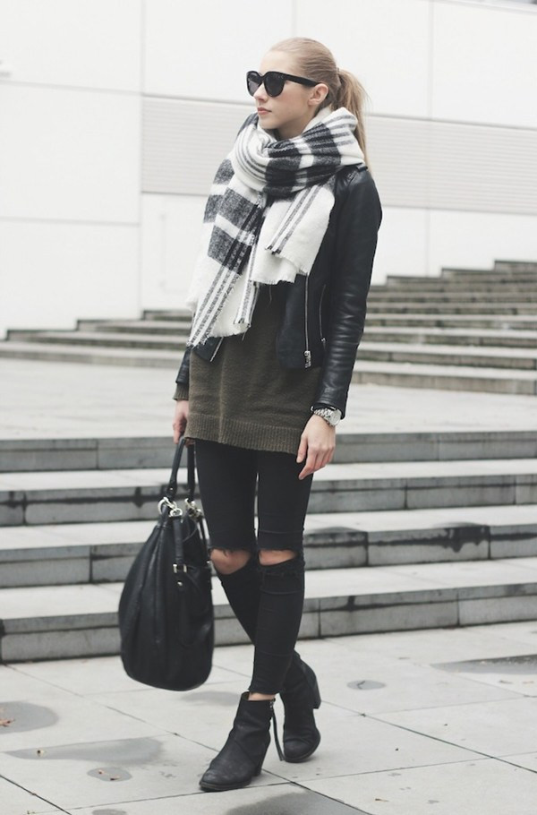 Khăn quàng khổ lớn giữ ấm cho các cô nàng trong ngày Đông giá rét ảnh 3