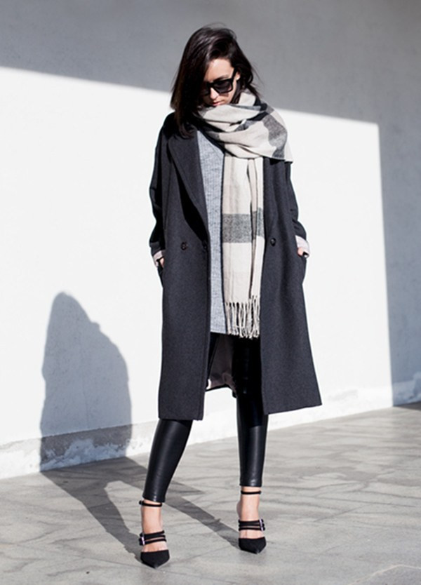 Khăn quàng khổ lớn giữ ấm cho các cô nàng trong ngày Đông giá rét ảnh 2