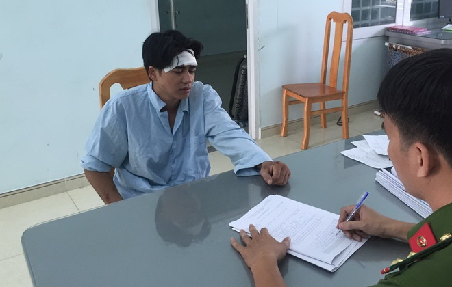 Bắt giữ đối tượng đâm xe gây trọng thương cảnh sát giao thông ảnh 1