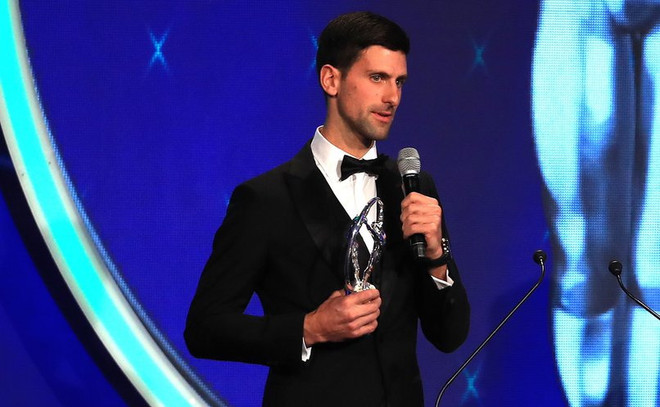 Giải 'Oscar thể thao' 2019 vinh danh tay vợt Novak Djokovic ảnh 1