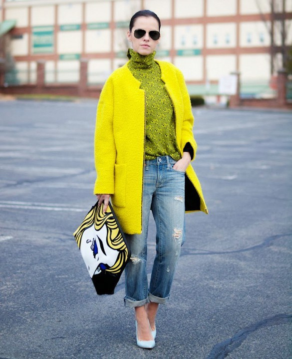 Màu của mùa Đông: Nổi bật với áo khoác dáng dài sặc sỡ ảnh 4