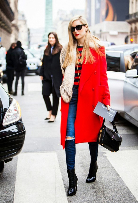 Màu của mùa Đông: Nổi bật với áo khoác dáng dài sặc sỡ ảnh 6