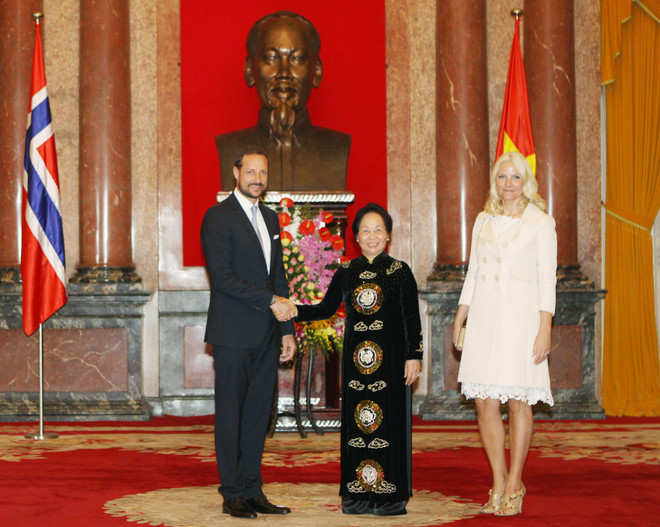Phó Chủ tịch nước hội đàm với Thái tử của Na Uy ảnh 1
