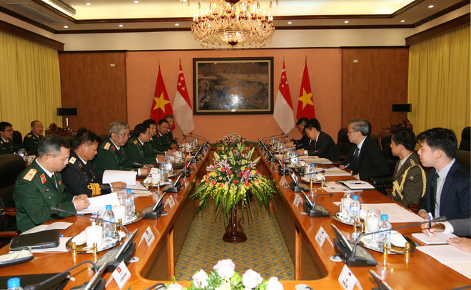 Đối thoại Chính sách Quốc phòng Việt Nam và Singapore ảnh 1