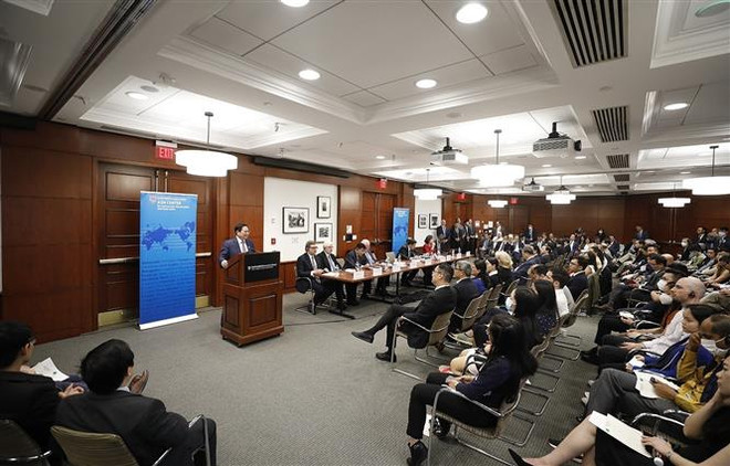 Thủ tướng Phạm Minh Chính dự tọa đàm chính sách với Đại học Harvard ảnh 1