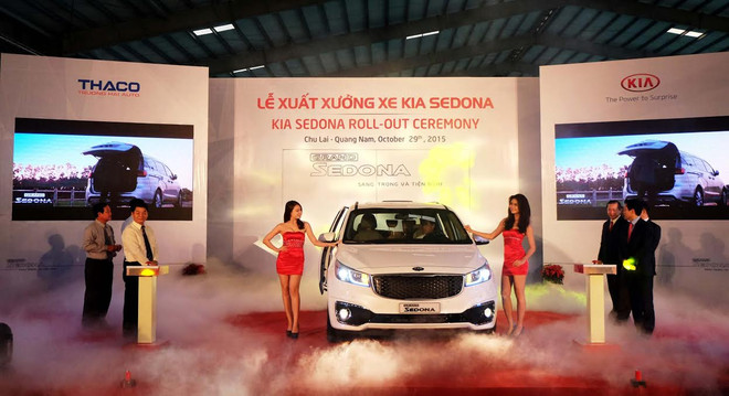 KIA Sedona lắp ráp tại thị trường Việt Nam chính thức xuất xưởng ảnh 1