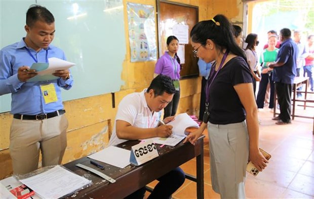Bầu cử Campuchia: Tỷ lệ cử tri đi bỏ phiếu cao nhất kể từ năm 2018 ảnh 1