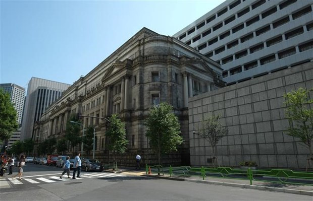 Trụ sở Ngân hàng Trung ương Nhật Bản ở Tokyo. (Ảnh: AFP/TTXVN) Thị trường hoài nghi khả năng BoJ điều chỉnh chính sách tiền tệ ảnh 1