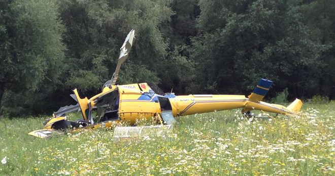 Italy: Trực thăng chữa cháy rơi ở ngoại ô Rome, hai người chết ảnh 1