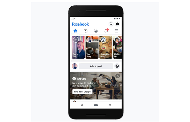 Ứng dụng Facebook thiết kế lại hoàn toàn mới chính thức phát hành ảnh 1