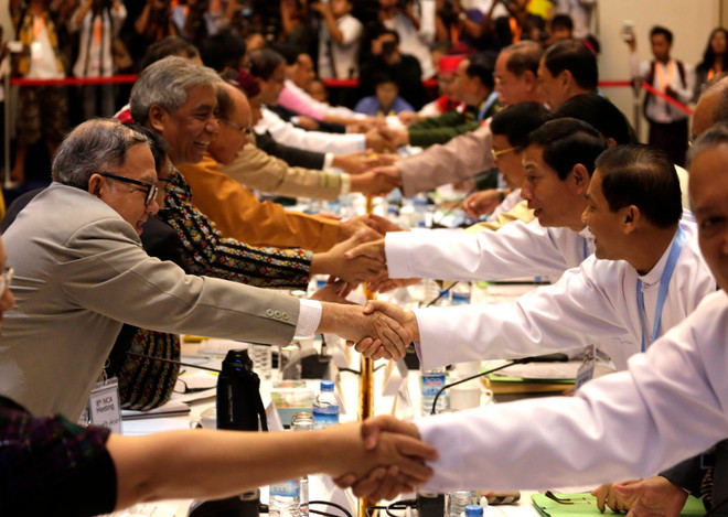 Chính phủ Myanmar và các nhóm sắc tộc vũ trang nối lại hoà đàm ảnh 1