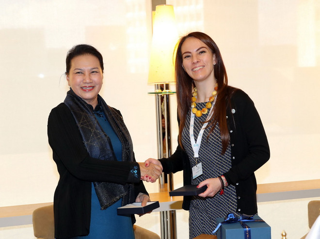 Chủ tịch Quốc hội gặp gỡ và làm việc với Chủ tịch ​IPU ảnh 1