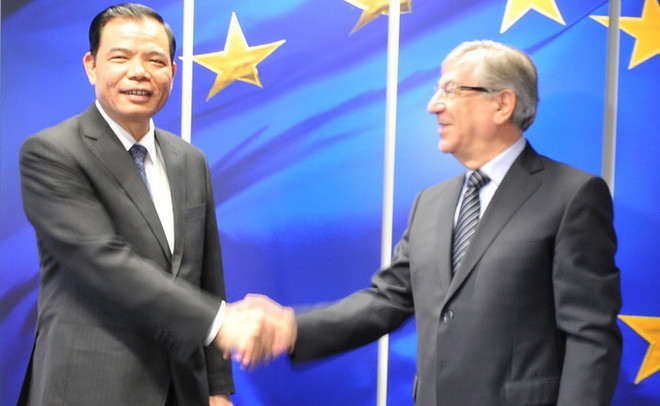 Bộ trưởng Nông nghiệp làm việc với EU, kêu gọi gỡ bỏ "thẻ vàng" ảnh 1