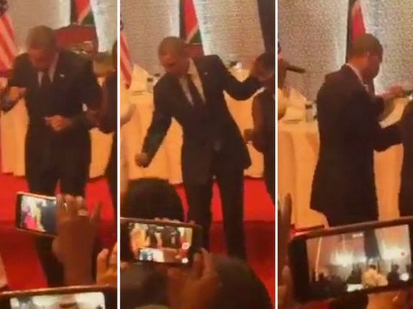 [Video] Tổng thống Obama nhảy vũ điệu truyền thống của Kenya ảnh 1