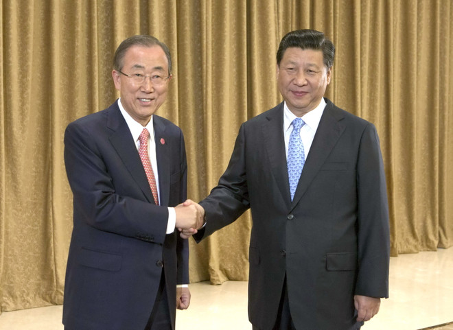 Lãnh đạo Trung Quốc và LHQ thảo luận các vấn đề quốc tế ảnh 1