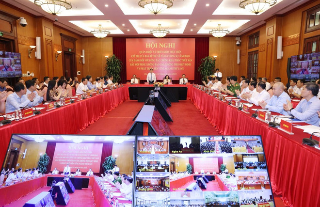 Quang cảnh Hội nghị. (Ảnh: Phương Hoa/TTXVN) iuu_thuy san 2.jpg