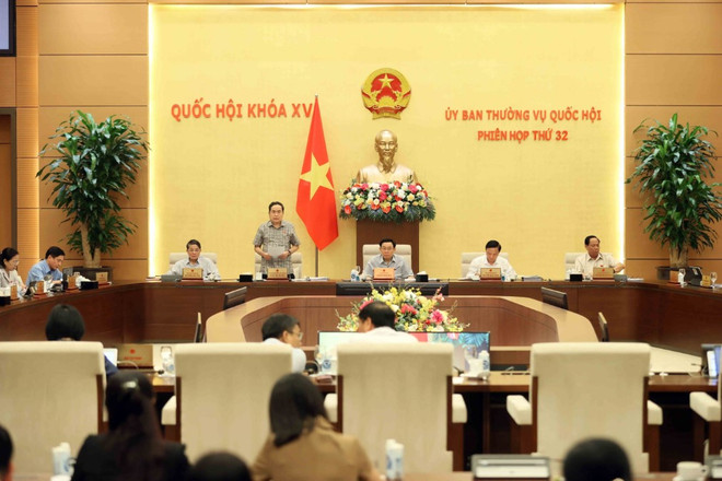 Phó Chủ tịch Quốc hội Thường trực Trần Thanh Mẫn điều hành phiên họp. (Ảnh: An Đăng/TTXVN) co quan viet nam o nuoc ngoai 2.jpg