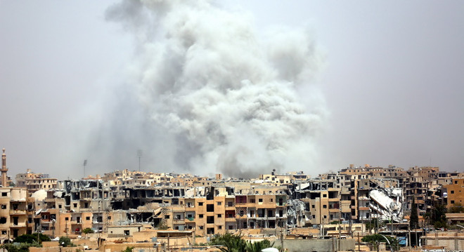 Quân đội Syria tiến sát thị trấn cuối cùng của IS ở Raqqa ảnh 1