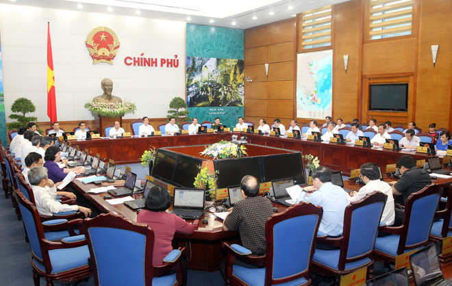 Toàn cảnh phiên họp. (Ảnh: Đức Tám/TTXVN) Thủ tướng: Không để vấn đề Biển Đông ảnh hưởng tới tăng trưởng ảnh 2