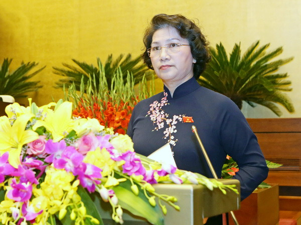 Chủ tịch Quốc hội đọc diễn văn bế mạc Kỳ họp 11 của Quốc hội khóa XIII ảnh 1