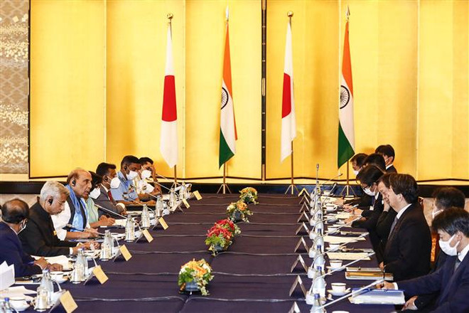 Nhật Bản, Ấn Độ nhất trí sớm tập trận máy bay chiến đấu lần đầu tiên ảnh 1