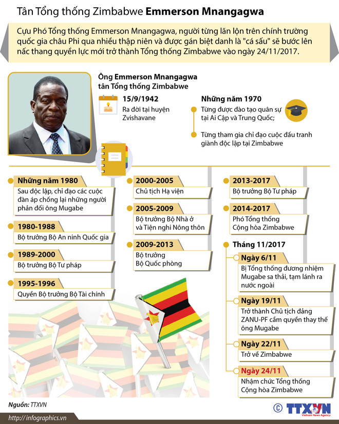Zimbabwe: Ông Mnangagwa tuyên thệ nhậm chức tổng thống ảnh 2