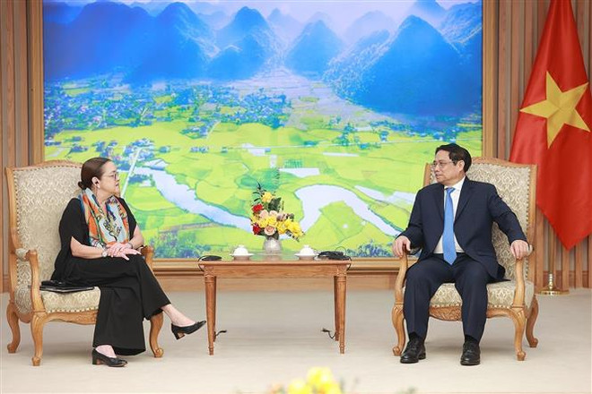 Thủ tướng Phạm Minh Chính tiếp Bộ trưởng Ngoại giao El Salvador ảnh 2