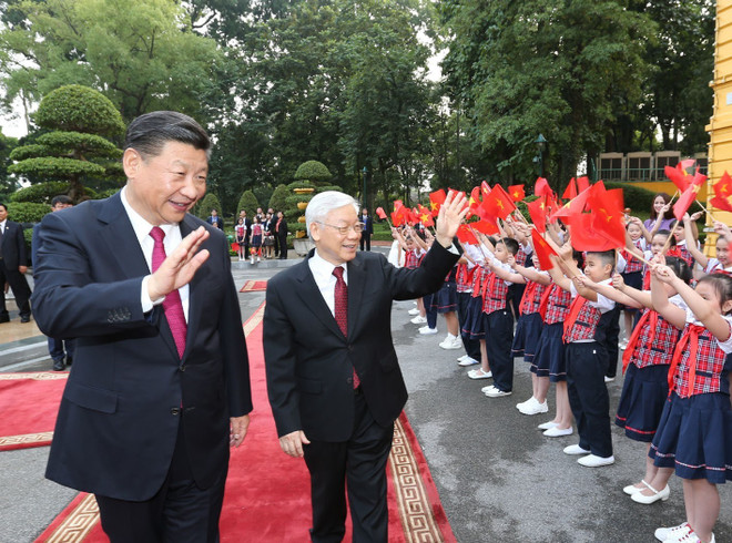 Lãnh đạo Việt Nam gửi điện mừng 68 năm quan hệ ngoại giao Việt-Trung ảnh 1