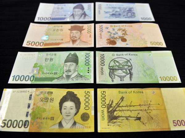 Đồng Won ở mức thấp nhất so với USD trong vòng 4 năm qua ảnh 1