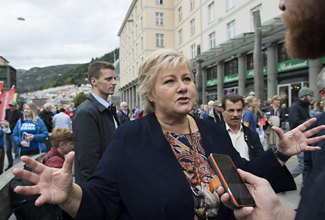 Bầu cử Quốc hội Na Uy: Thủ tướng E.Solberg tuyên bố giành chiến thắng ảnh 1