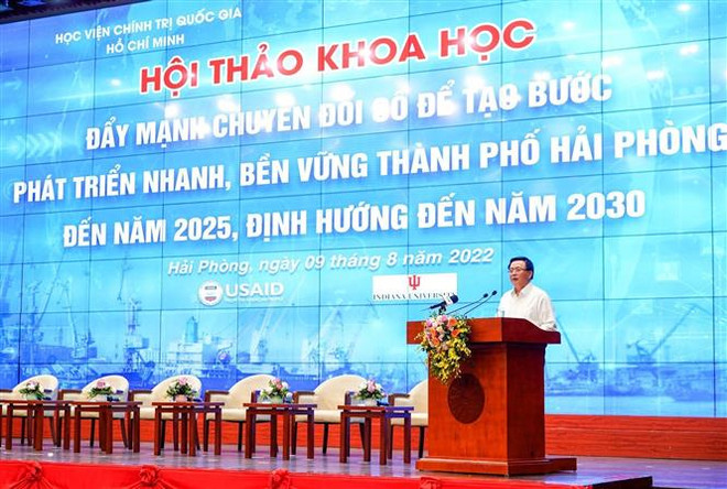 Hải Phòng đẩy mạnh chuyển đổi số để phát triển nhanh và bền vững ảnh 1