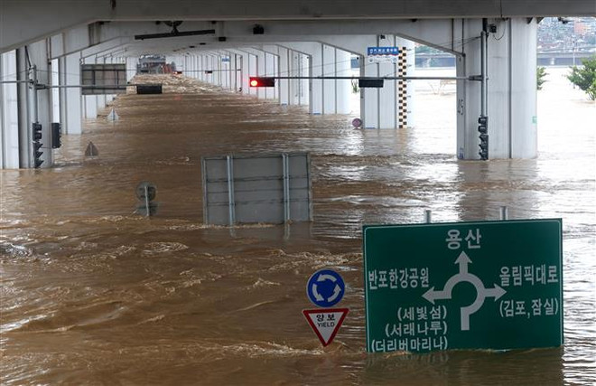 Mưa lớn ảnh hưởng nghiêm trọng đến lĩnh vực bán lẻ ở Hàn Quốc ảnh 1